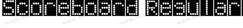 Scoreboard Regular字体转换